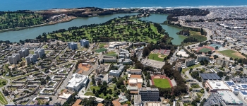 SF State campus from above